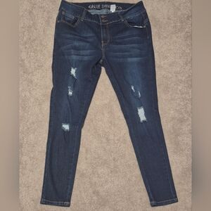 Blue Republic | EUC | Distressed Blue Jeans | Size 14